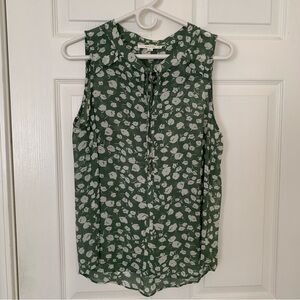 Fun2fun Green Sleeveless Blouse M